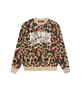 Duck Camo Crewneck in Multi Camo