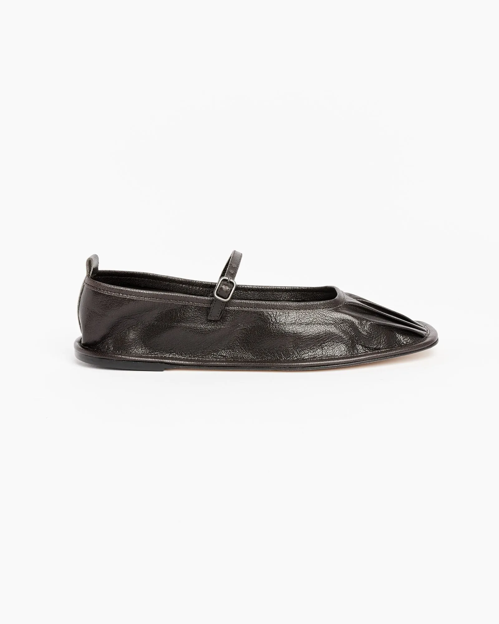 Dansa Ebony Pleated-Toe Mary Jane Flat