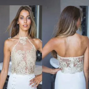 Elegant Lace Crop Top