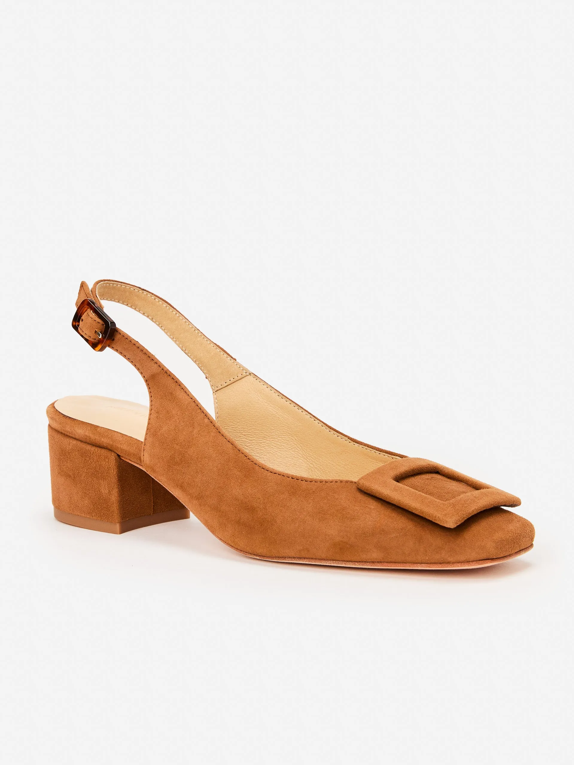 Frenchette Suede Slingbacks