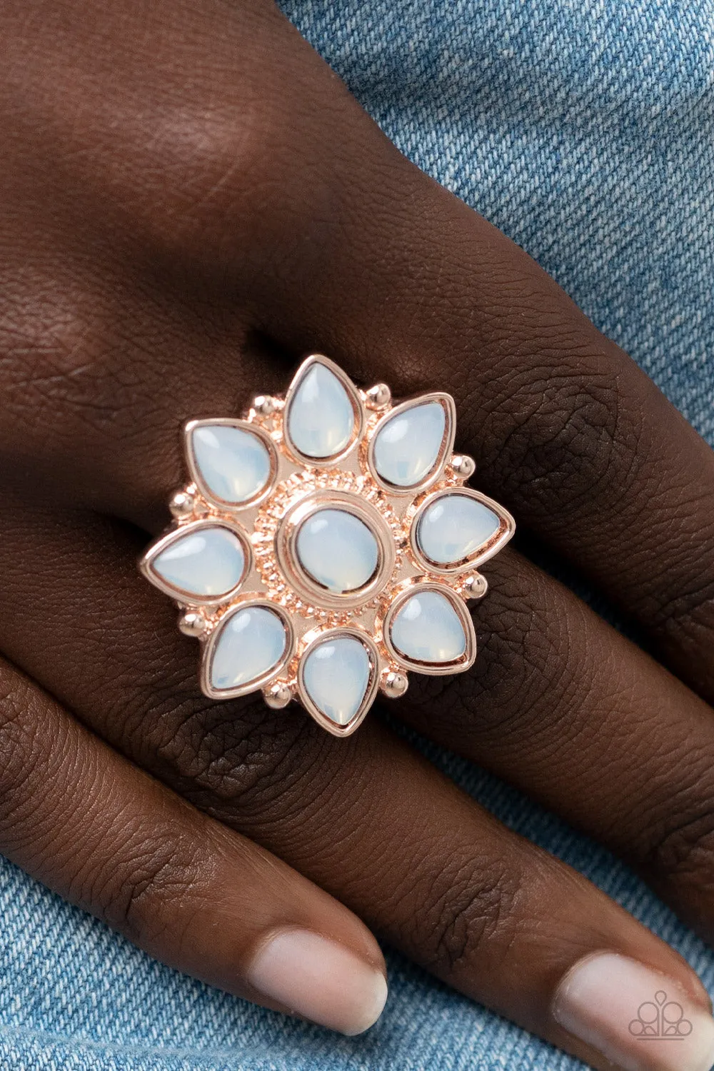 Rose Gold Enchanted Orchard Paparazzi Ring