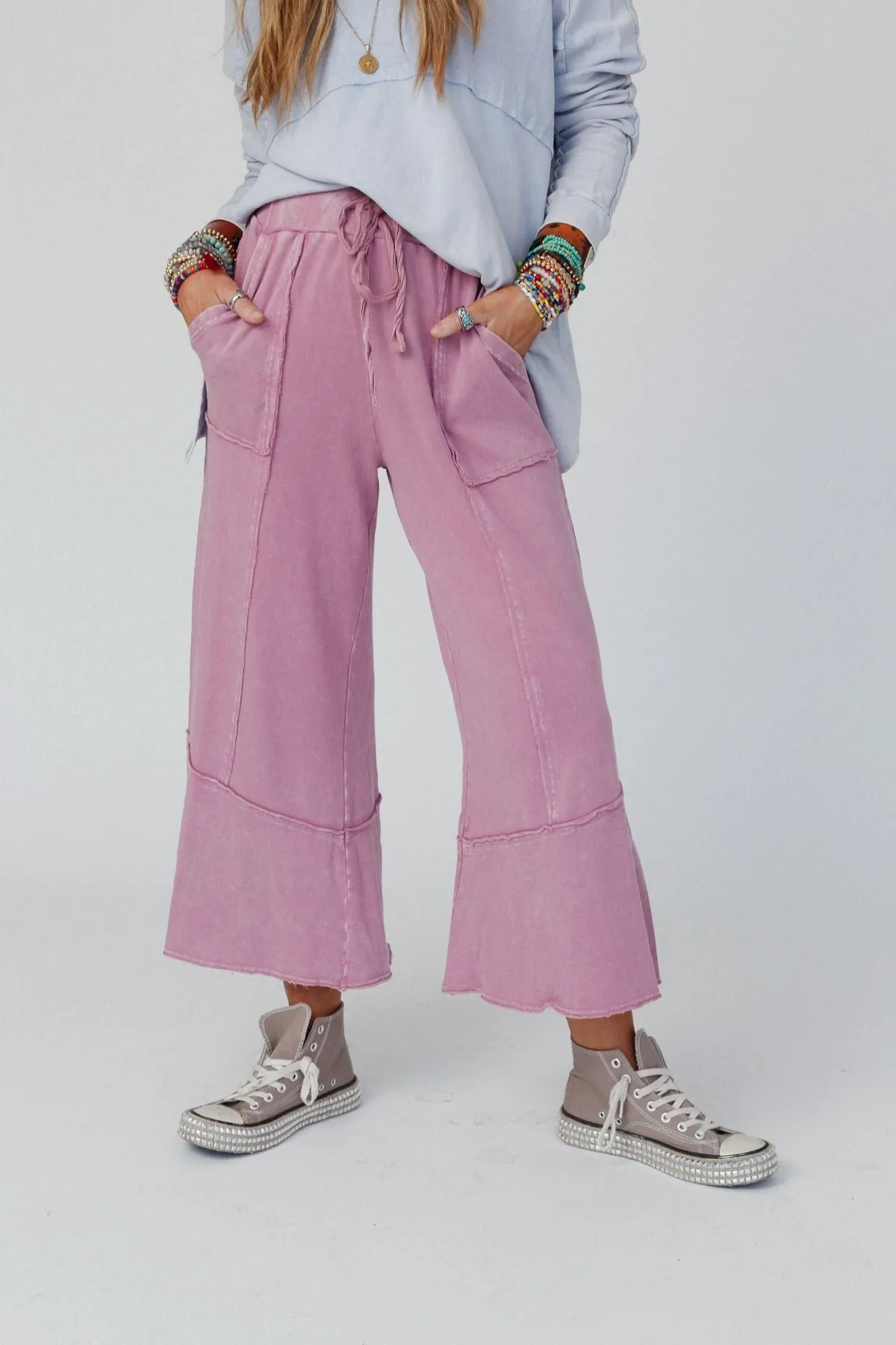 Rose Wide Leg Pants for Feeling Good