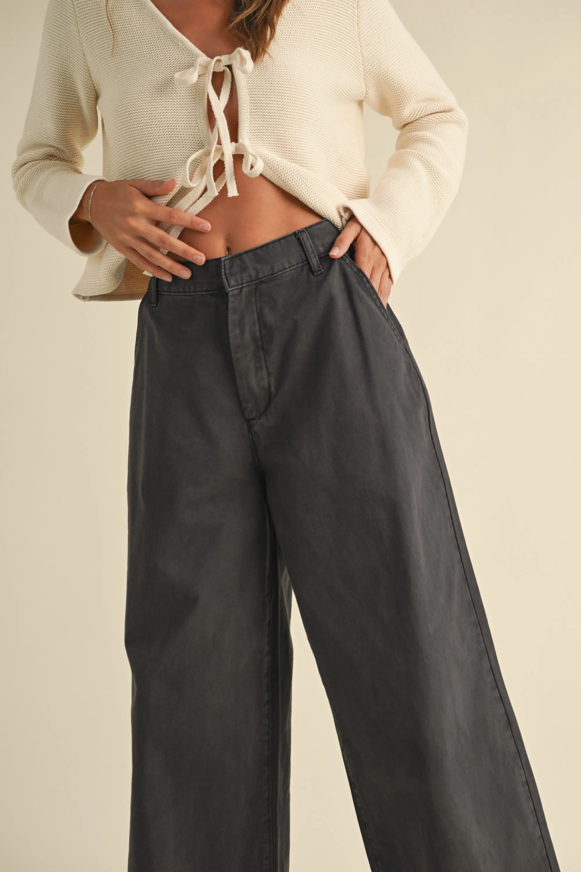 Flared Leg Trousers