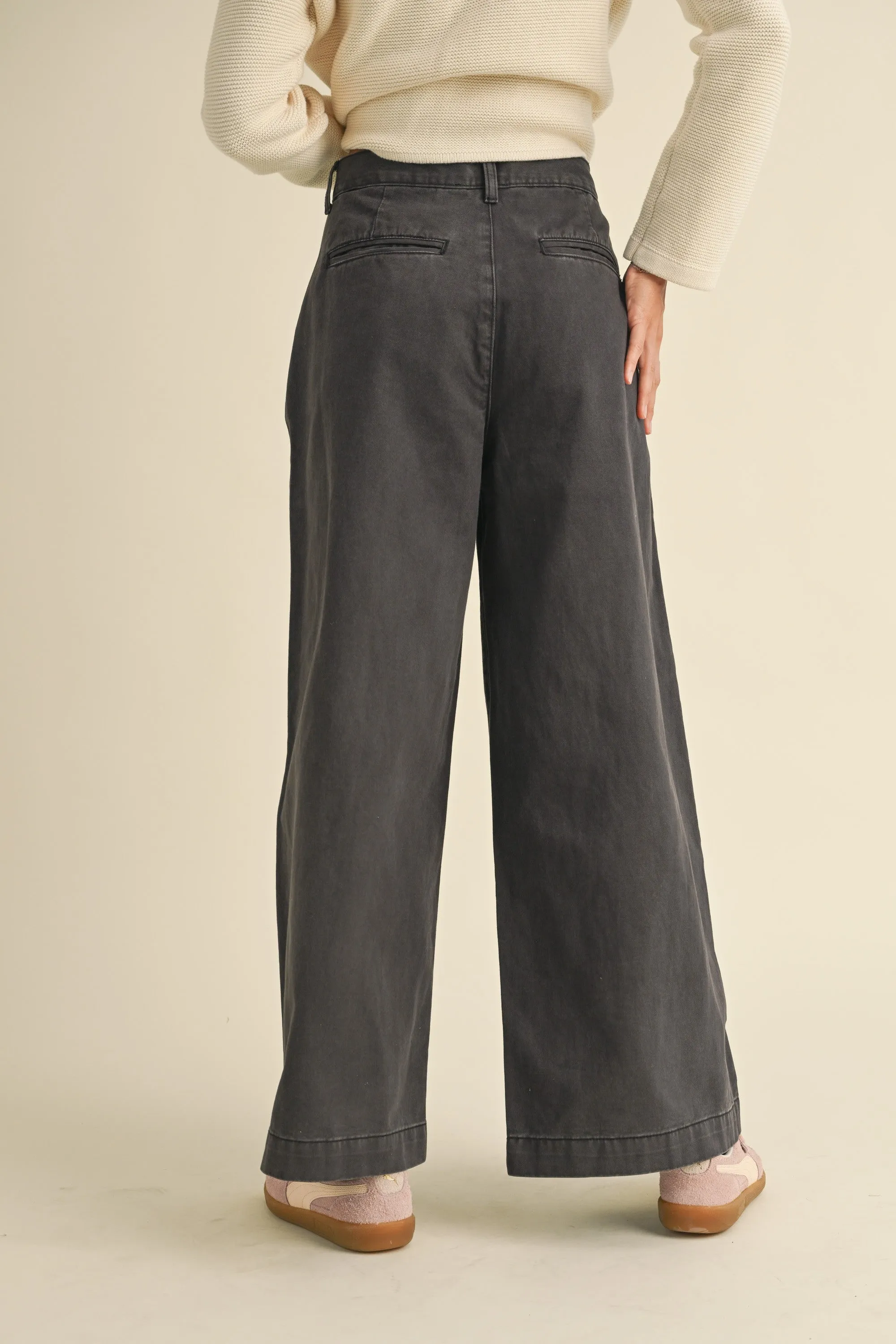 Flared Leg Trousers