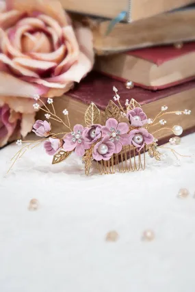 Hair Comb (Mauve)