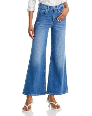 FRAME Women's Le Slim Palazzo High Rise Wide Leg Jeans