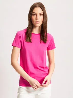 Fuschia Crewneck T-Shirt