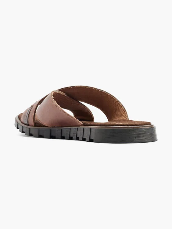 MEN'S CROSS STRAP SANDALS by Gallus