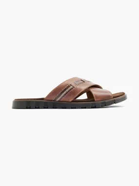 MEN'S CROSS STRAP SANDALS by Gallus