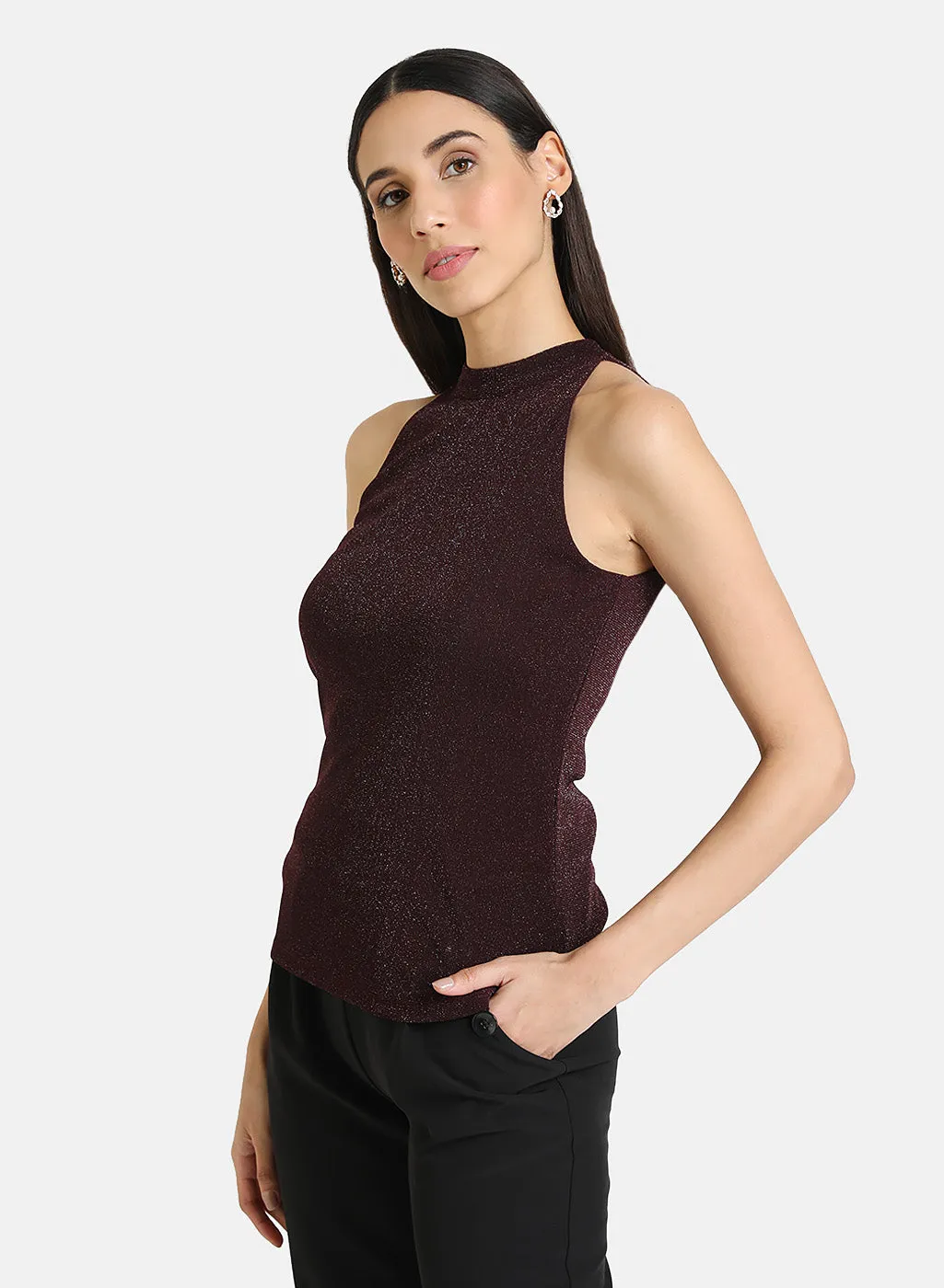 Top with Halter Neck