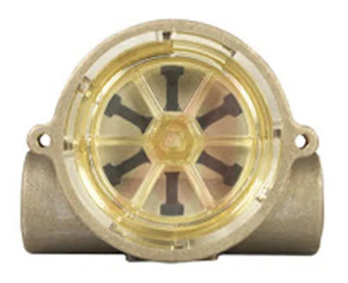 Gems Sensors RFS Series RotorFlow Electronic Flow Sensor for Liquid, 1.5 gal/min Min, 20 gal/min Max