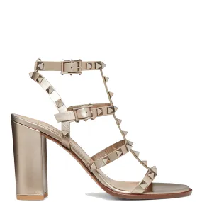 Rockstud Gladiator Block 90 Nappa Sandals