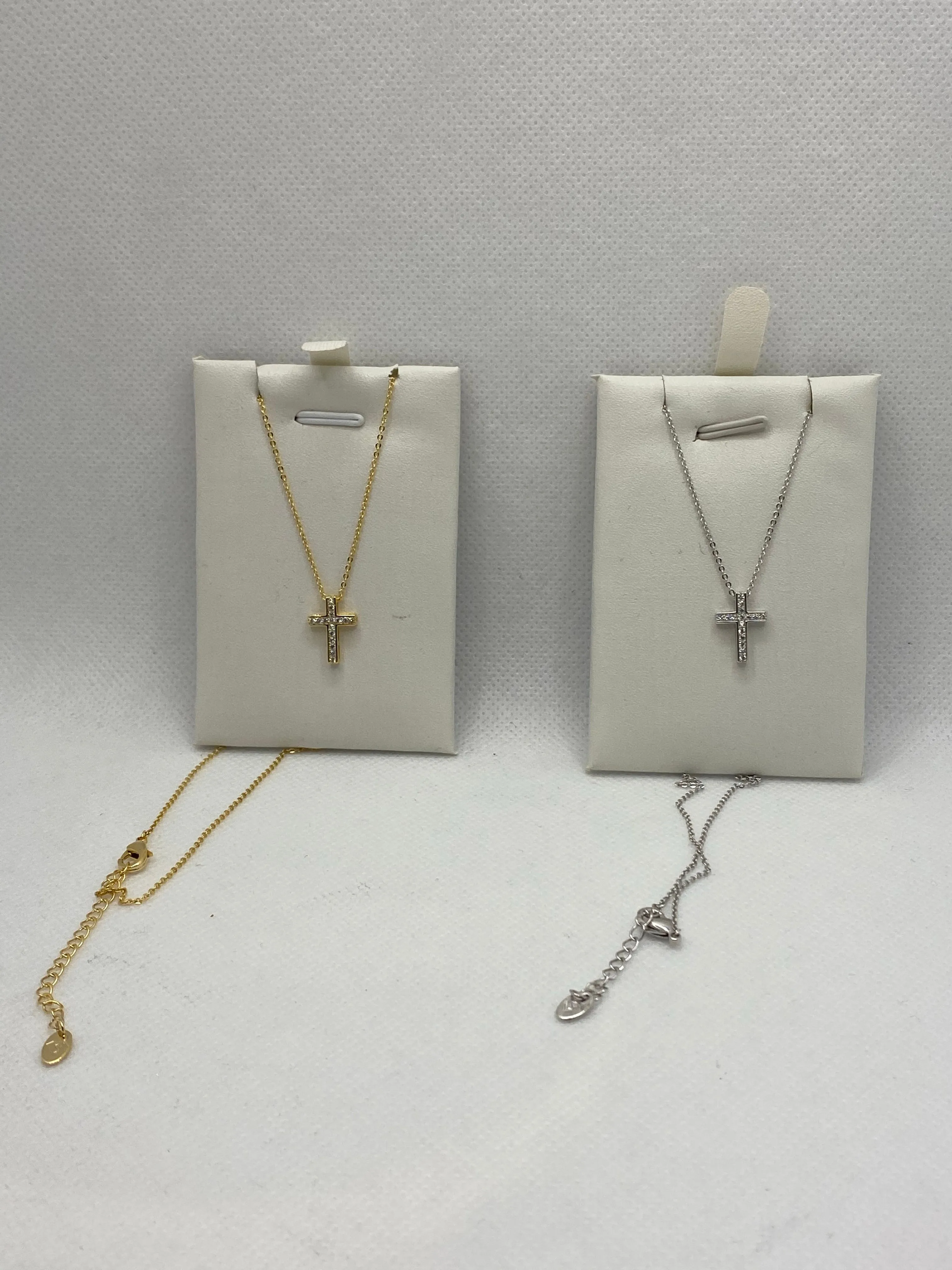 Classic Gold-Plated Cross Necklaces