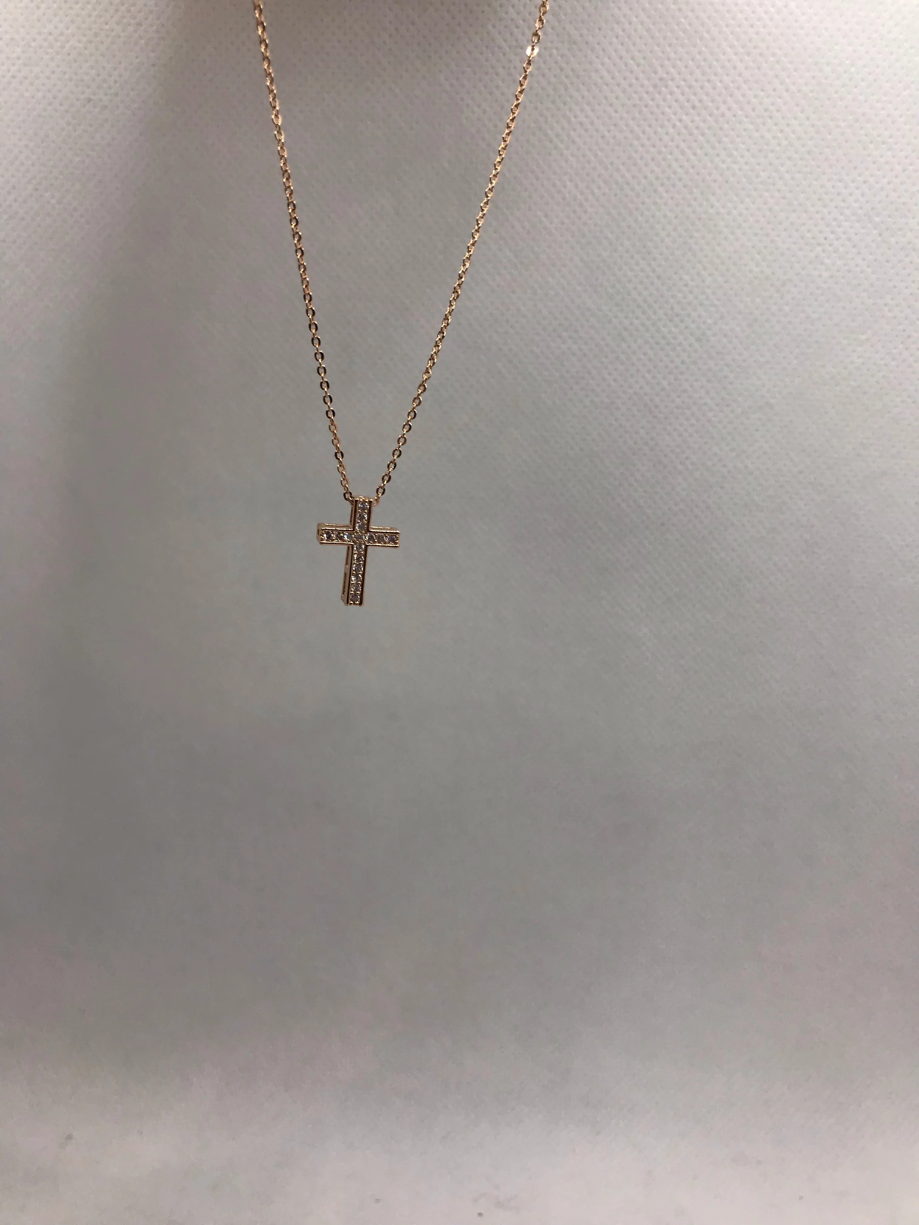 Classic Gold-Plated Cross Necklaces