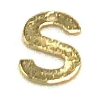 Customizable Gold Initial Letter Charms for Necklaces