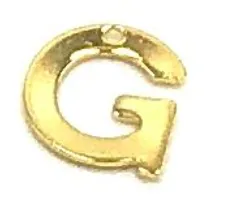 Customizable Gold Initial Letter Charms for Necklaces