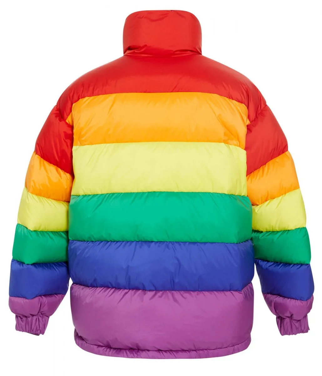 Rainbow Puffer Down Jacket