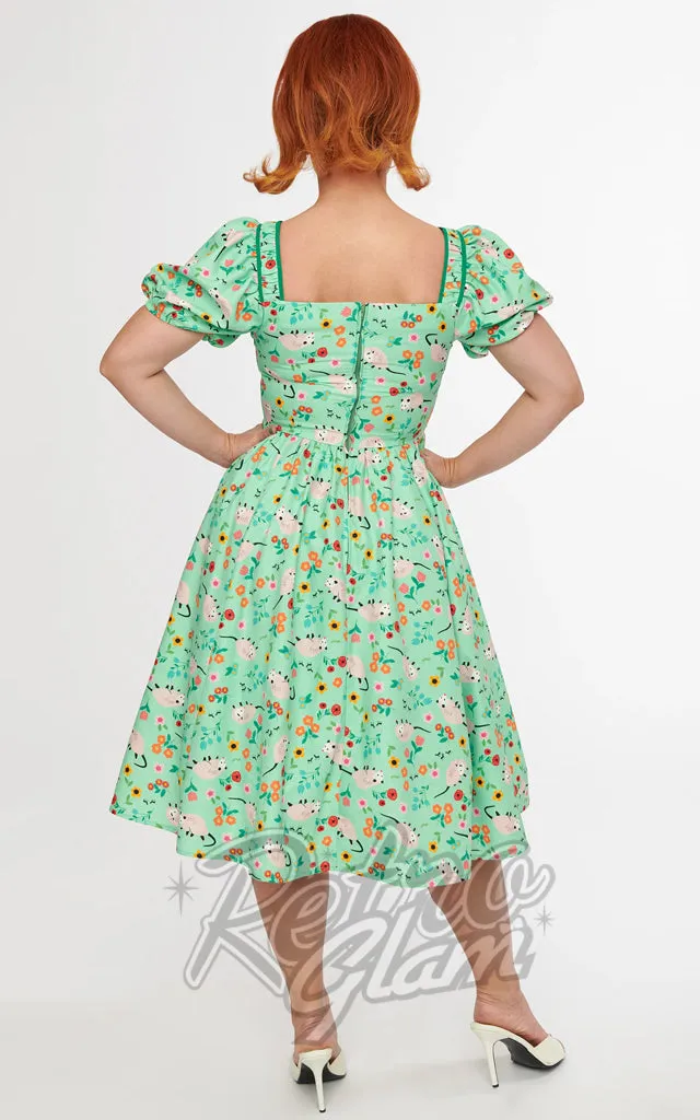 Vintage Green Possum Dress