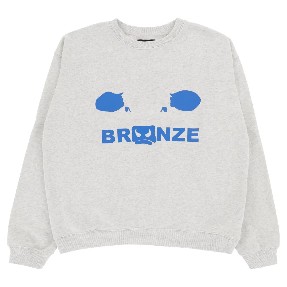 Grey Bull Crewneck by Bronze56K