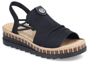 Rieker V7972-00 Women's Slingback Sandal