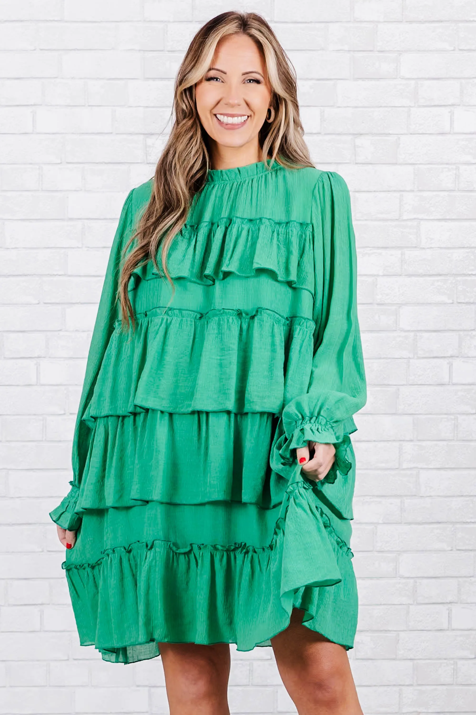 There Is Beauty In Everything Dress in Green