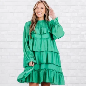 There Is Beauty In Everything Dress in Green