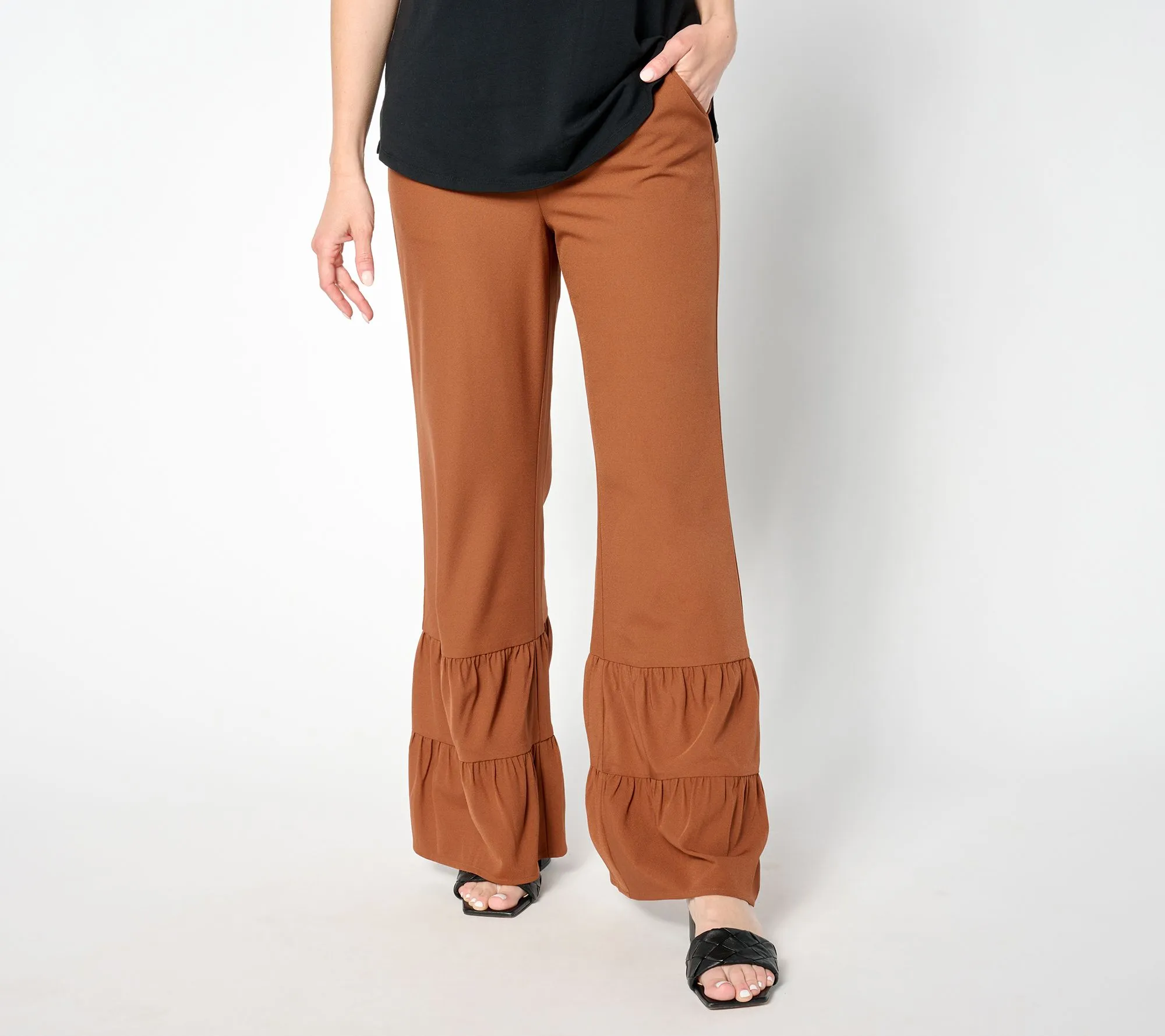 Isaac Mizrahi Tall Wide Leg Pants