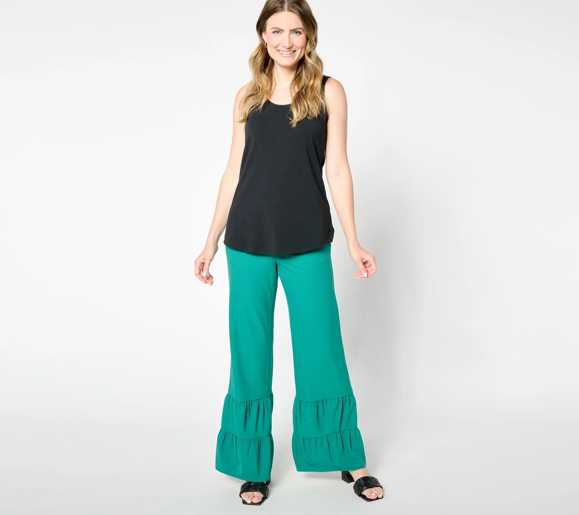 Isaac Mizrahi Tall Wide Leg Pants