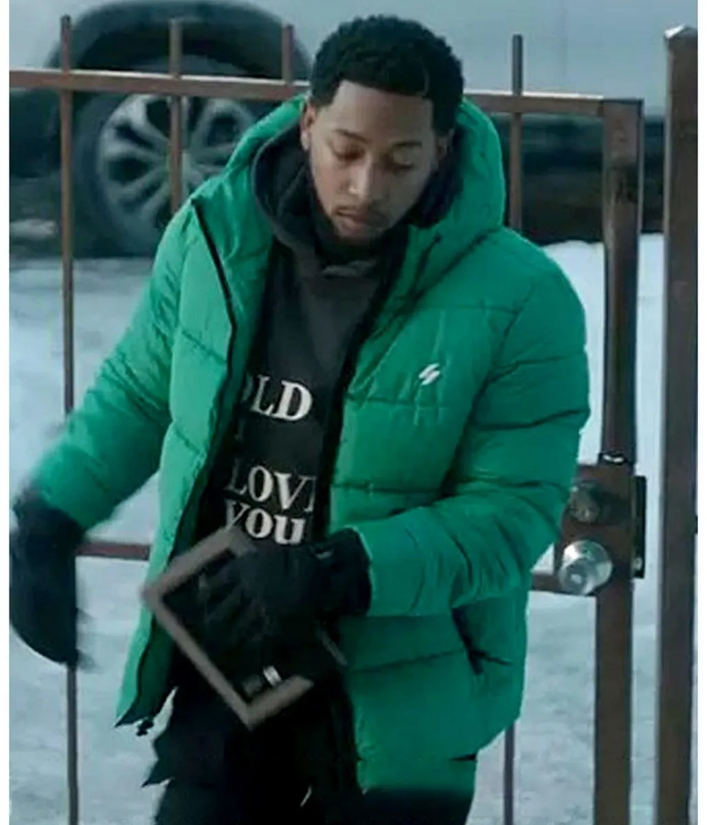 Jacob Latimore The Chi Puffer Green Jacket