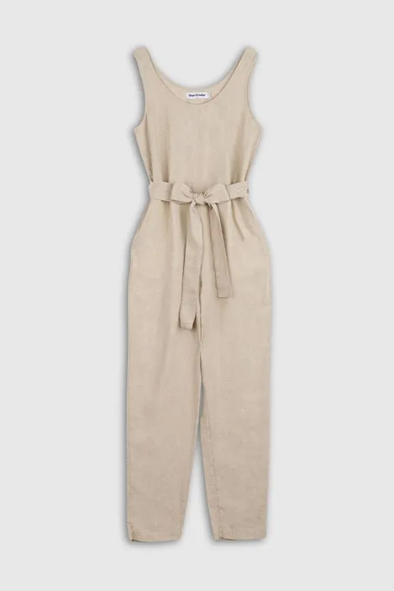 Kings of Indigo Jumpsuit Louise Non Dyed Beige