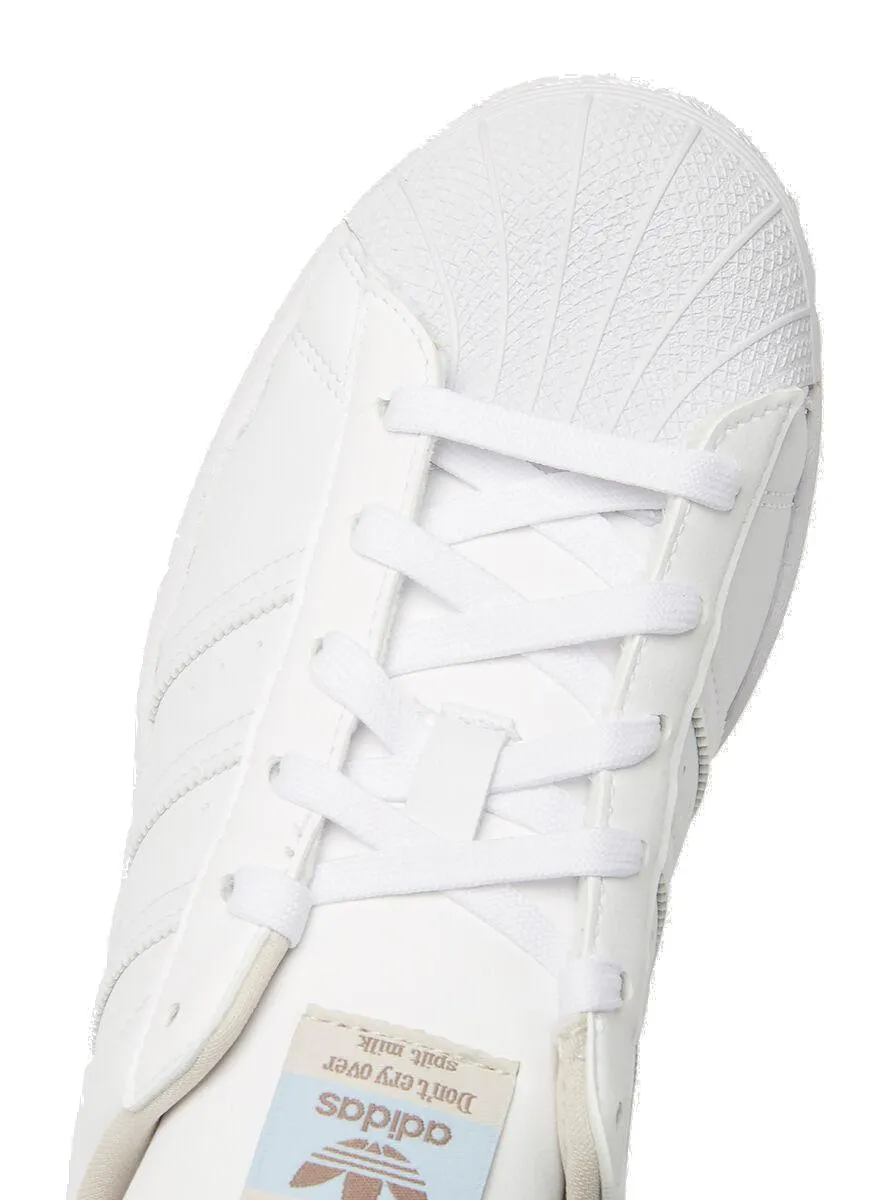 Vegan Lace-Up Superstar Sneakers