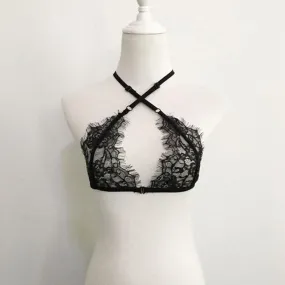 Lacy Bandage Halter Top