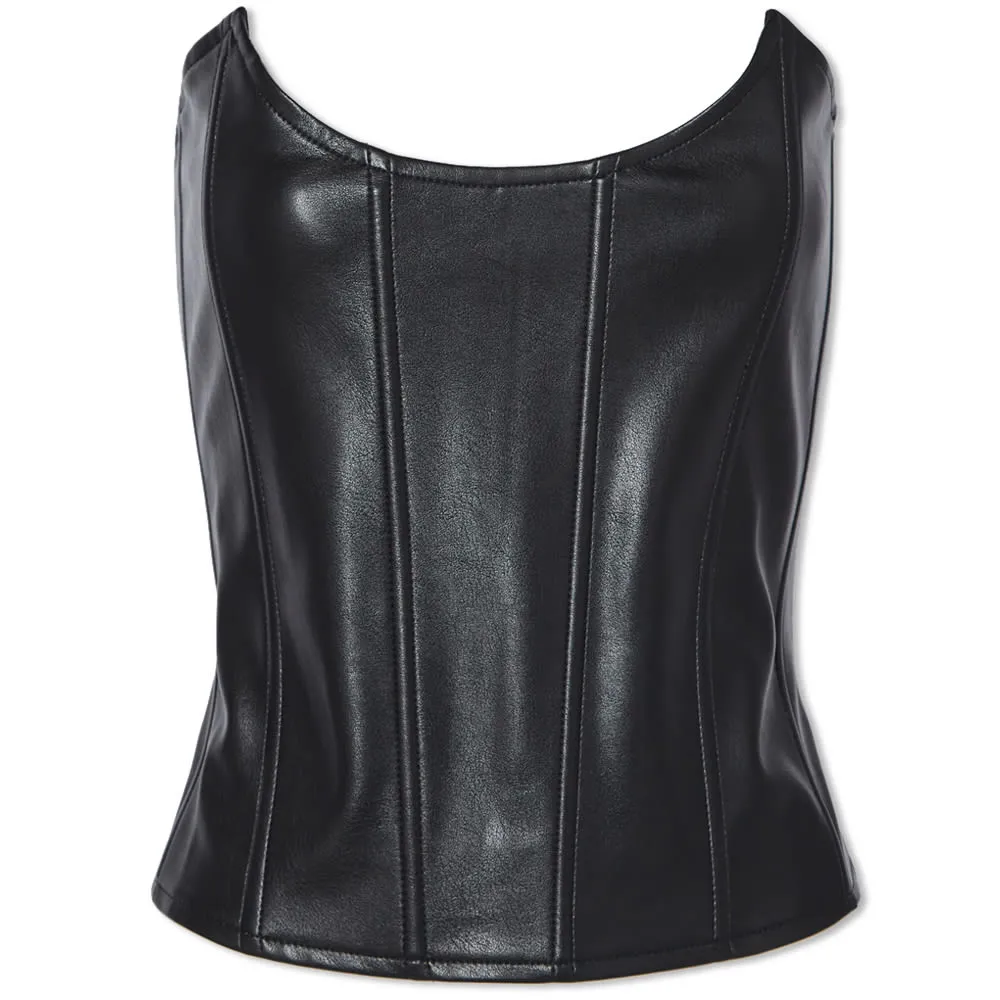 Leather Corset Black