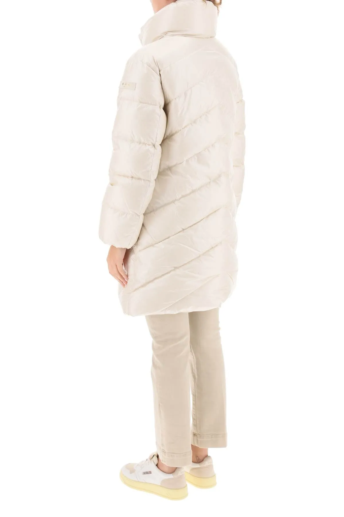 Tatras Edela Midi Down Jacket in Ivory