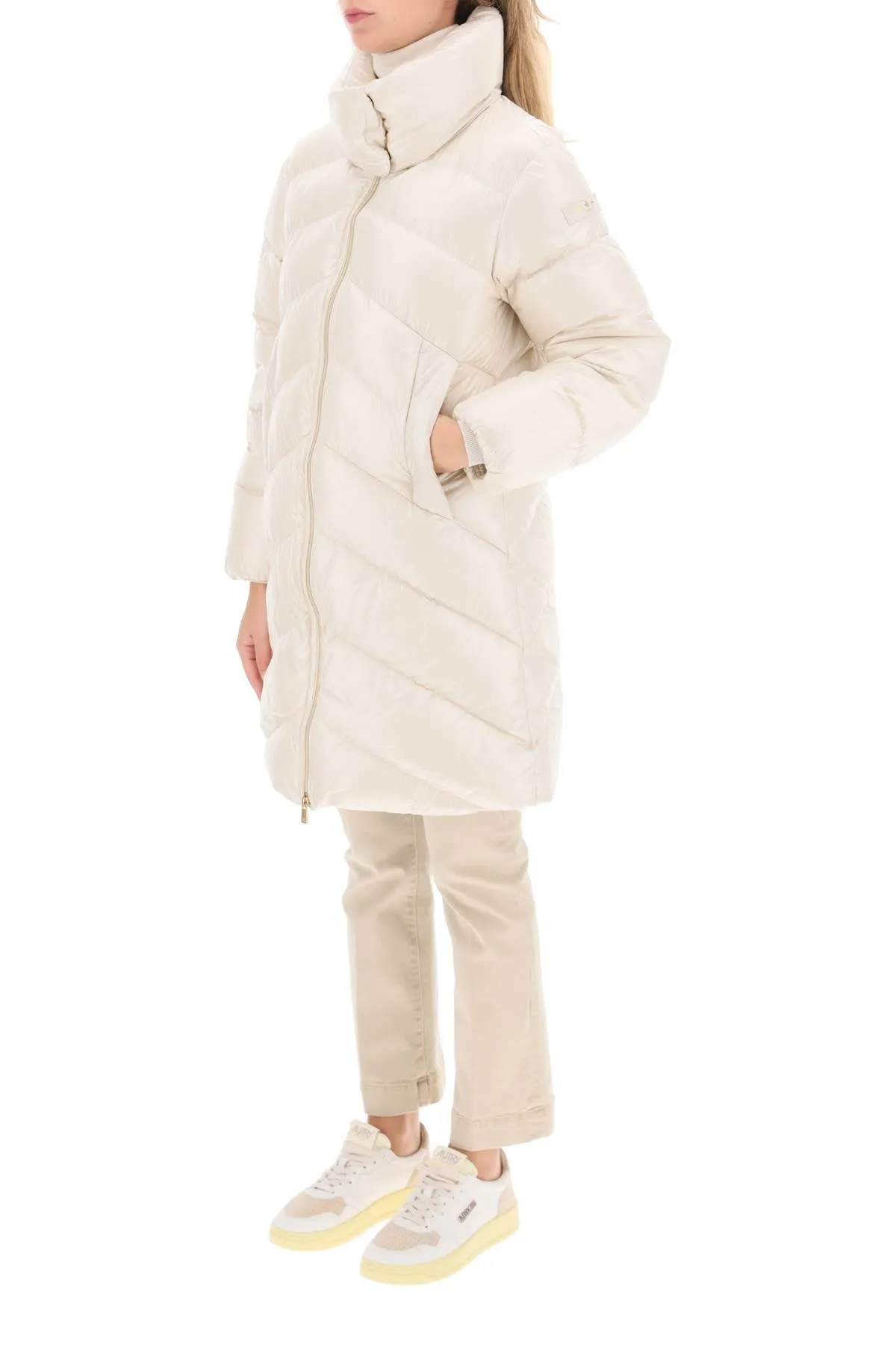 Tatras Edela Midi Down Jacket in Ivory