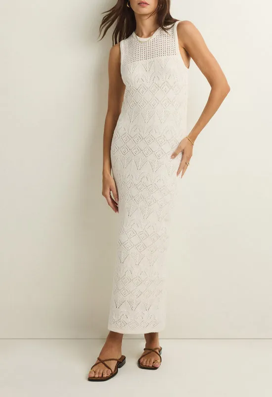 White Mallorca Midi Dress by Z Supply