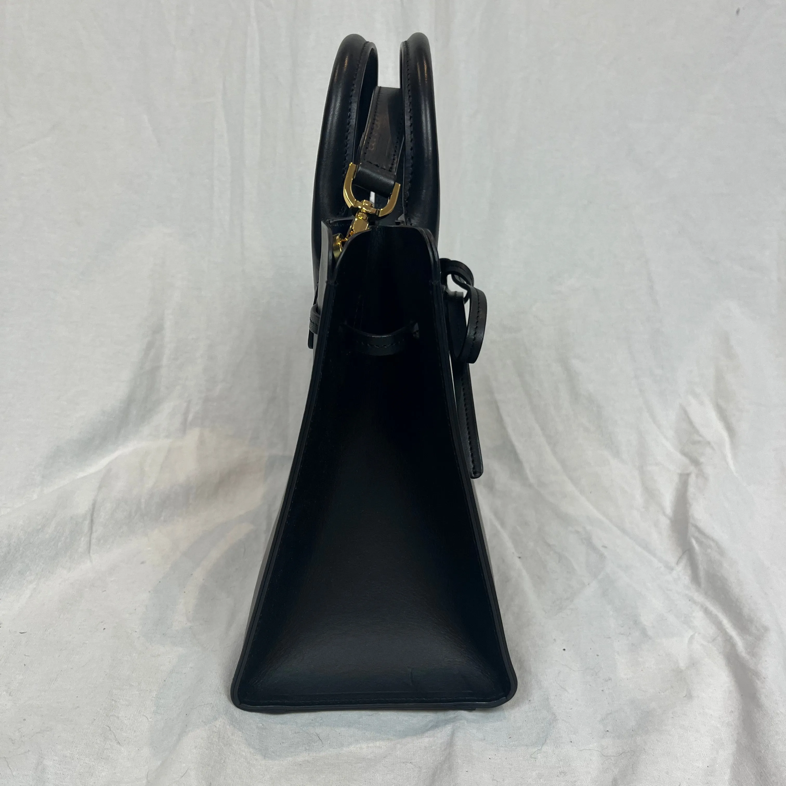 Brand New Sun Bag in Black Smooth Leather by Mansur Gavriel