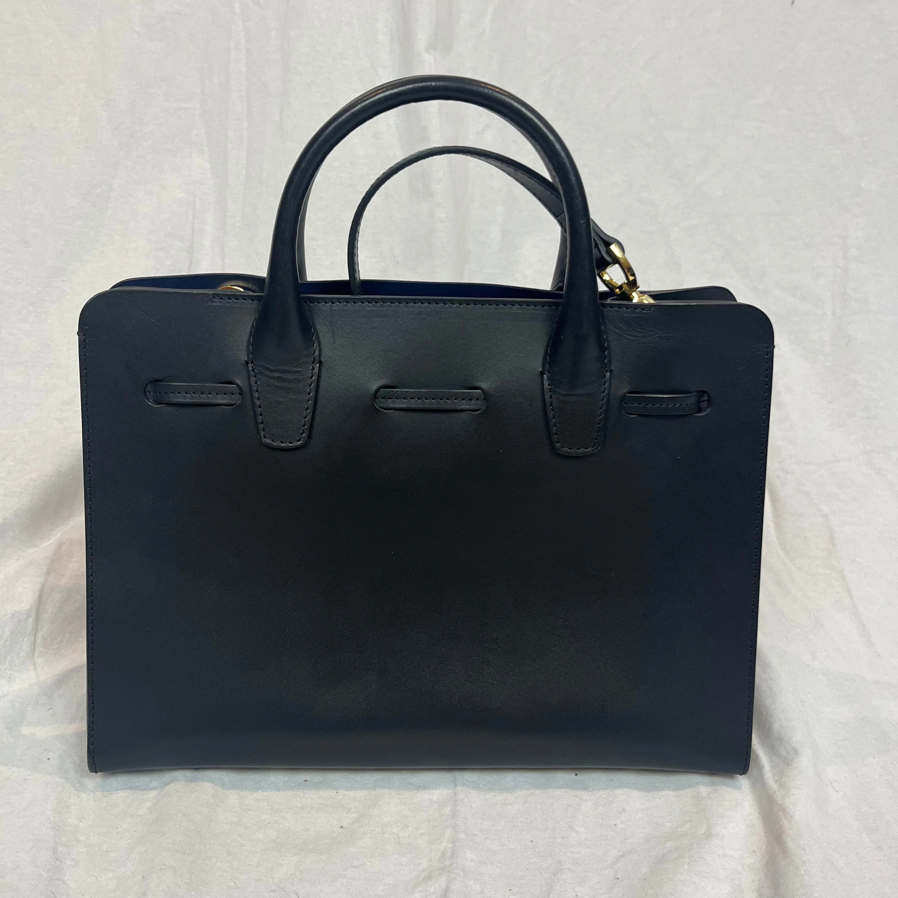 Brand New Sun Bag in Black Smooth Leather by Mansur Gavriel