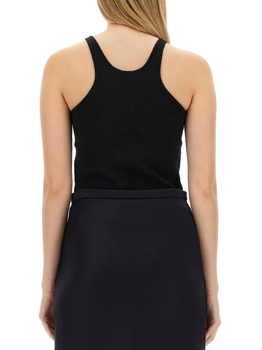 MaxMara Halter Neck Plain Tanks & Camisoles