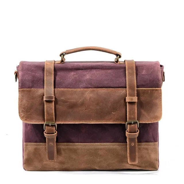 Waterproof Canvas Business Men Handbags