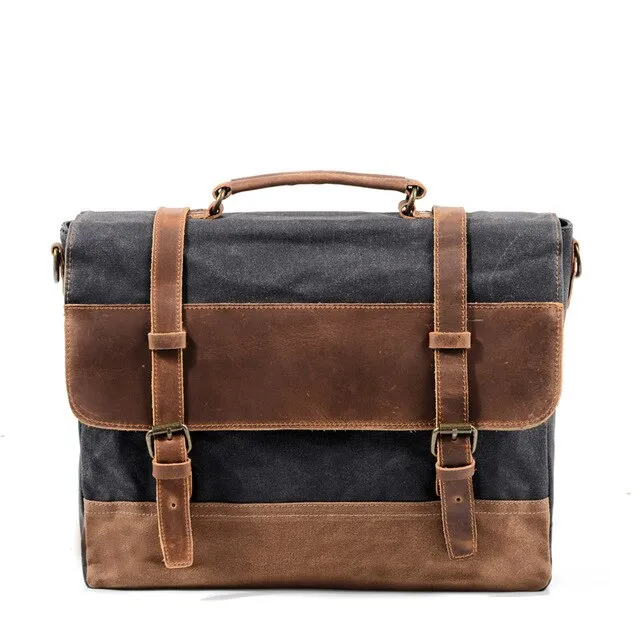 Waterproof Canvas Business Men Handbags