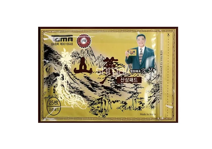 Korean Ginseng Sansam Patches - 25 Sheets