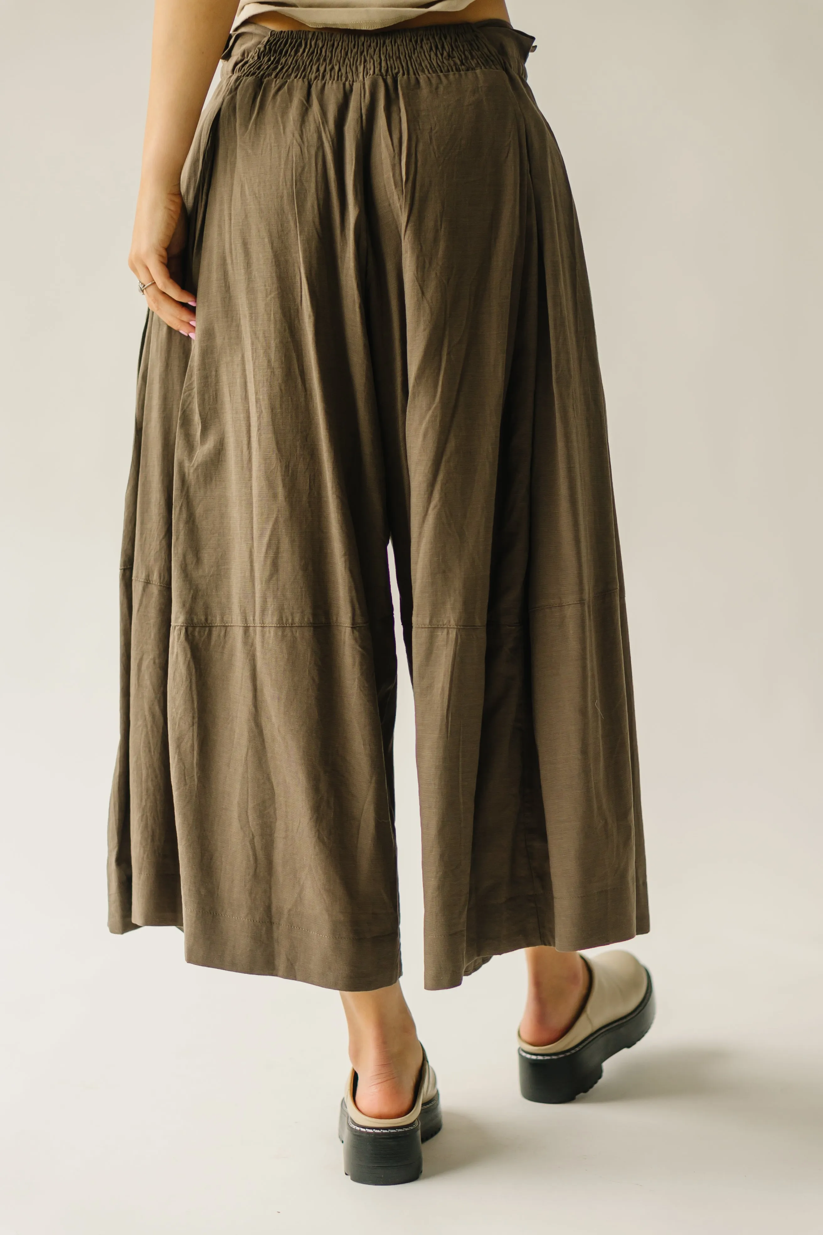 The Melhart Brown Wide Leg Pant