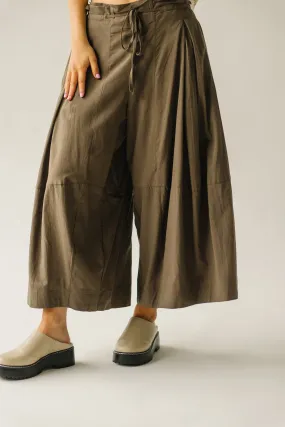 The Melhart Brown Wide Leg Pant