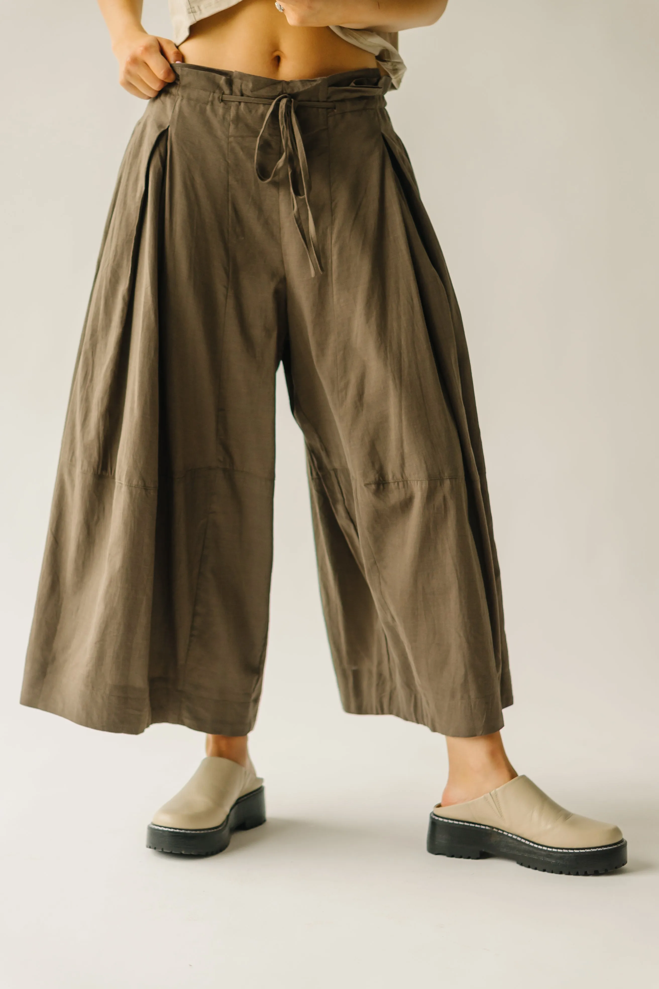 The Melhart Brown Wide Leg Pant