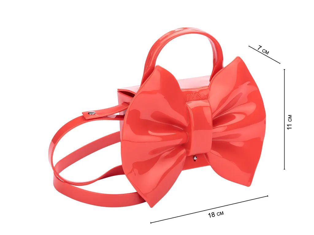 Red Women's Handbags with Trendy Bow Design