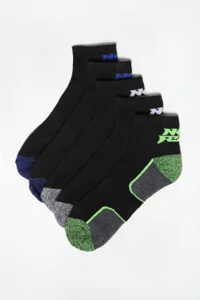 Mens Athletic Ankle Socks 5-Pack