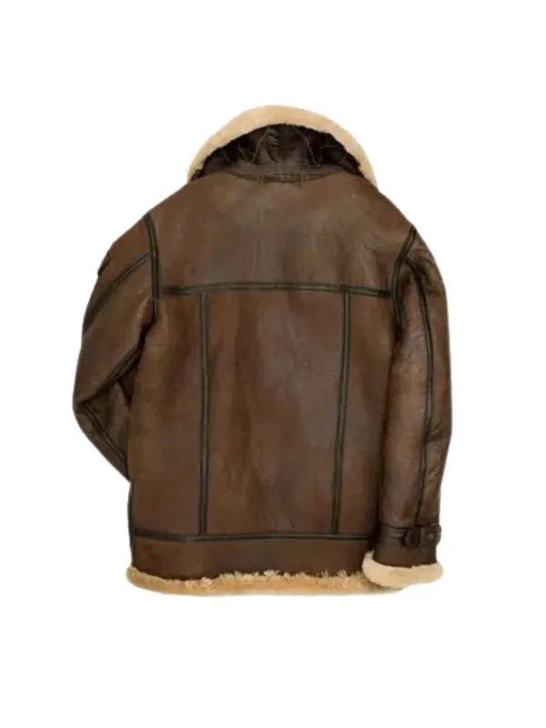 Leather Aviator Jacket for Men