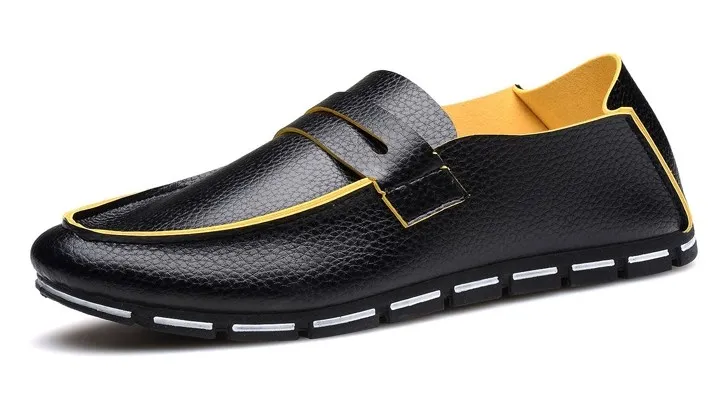 Mens Casual Black Loafers