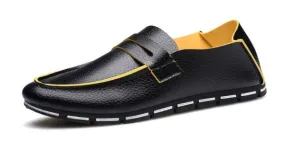 Mens Casual Black Loafers